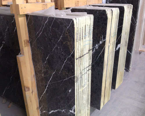 1cm Turkish Slabs - Silver Black