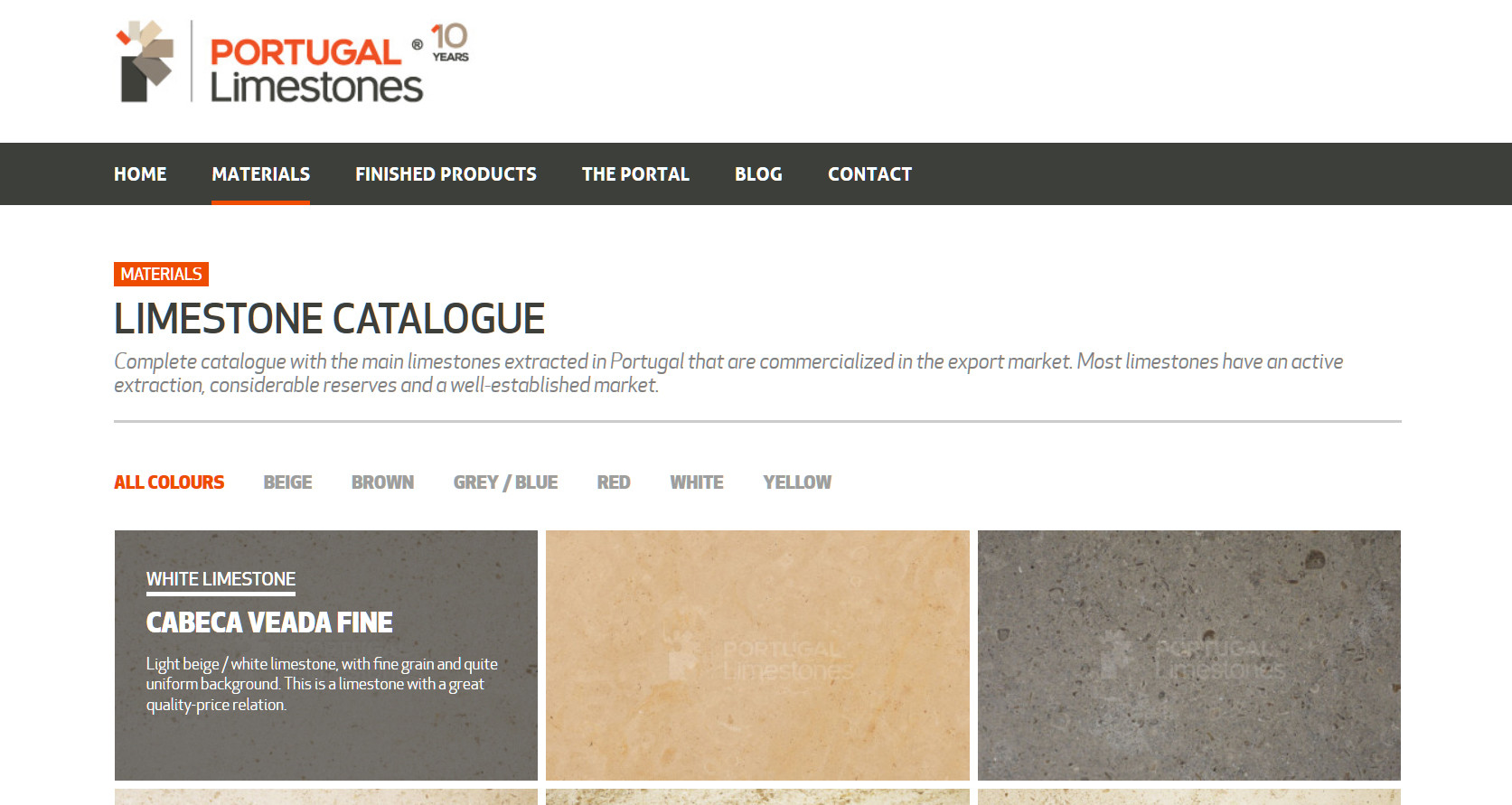 Portugalimestones.com - Materials