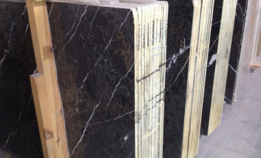 1cm Turkish Slabs - Silver Black